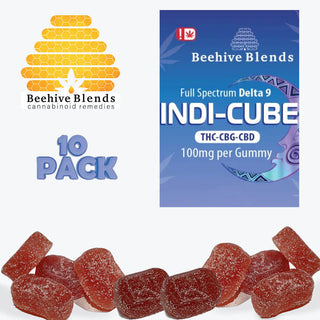 Beehive Blends Sativa Full Spectrum Delta 9 Indi-Cubes